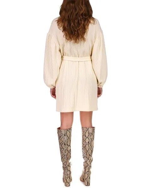 Платье Sanctuary Apres Ski Cable Knit Dress, цвет Buttercream
