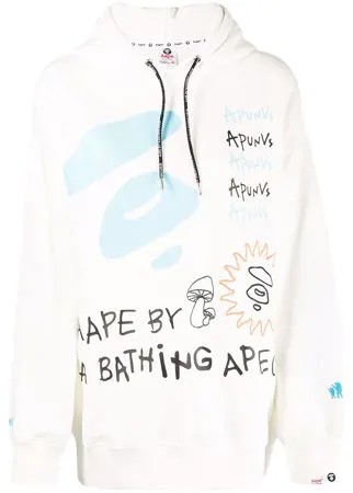 AAPE BY *A BATHING APE® худи с логотипом