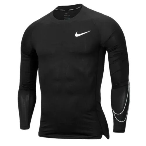 Компрессионный лонгслив Nike Pro Top, черный