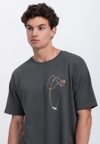 OVERSIZE Plabo KAFT, Футболка с принтом сливовый