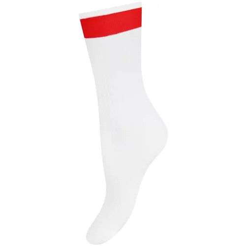 Носки Mademoiselle, 60 den, размер UNICA, красный, белый