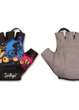 Перчатки вело мужские INDIGO GO IN177 Черный S