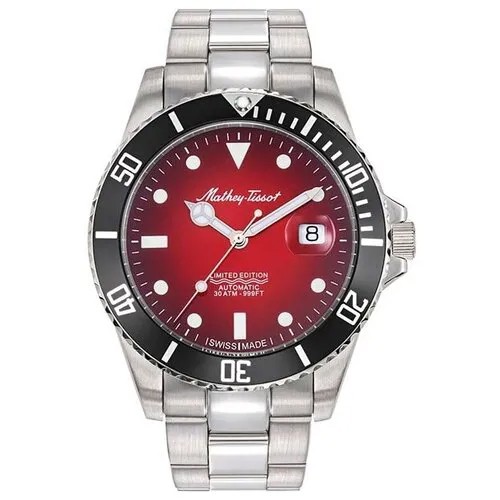 Наручные часы Mathey-Tissot Mathy Швейцарские механические H907ATNR, серебряный