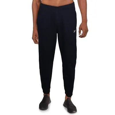Reebok TE II Мужские зауженные спортивные штаны для фитнеса с цветными блоками