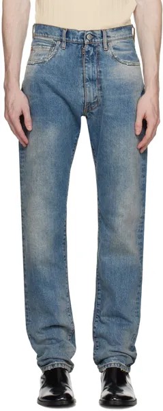 Синие джинсы с пятью карманами Maison Margiela