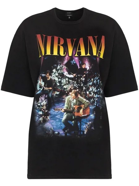 R13 футболка Nirvana с графичным принтом