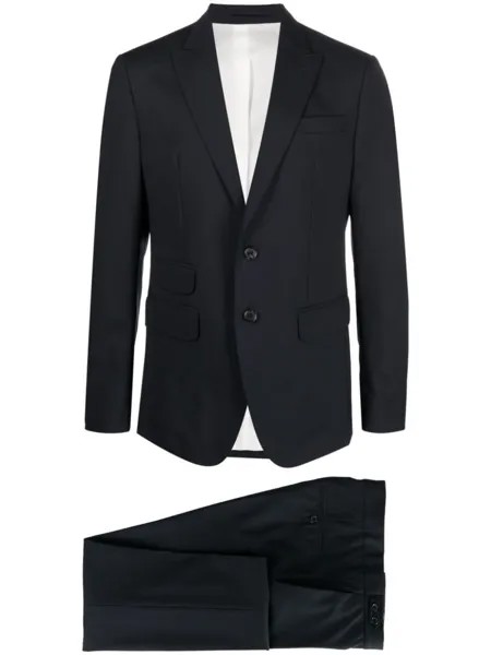 Dsquared2 костюм с однобортным пиджаком, синий