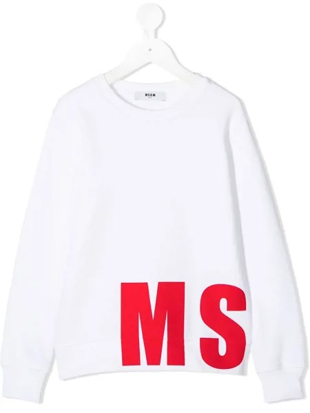 MSGM Kids толстовка с логотипом