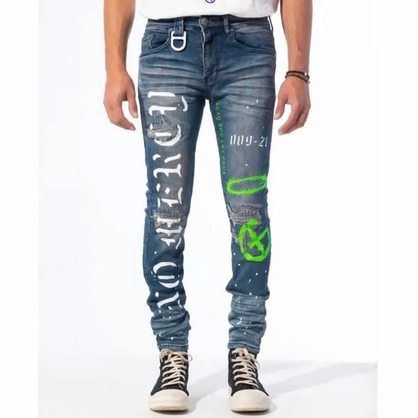 Зеленые мужские джинсы Accomplice Denim GALA, зеленый