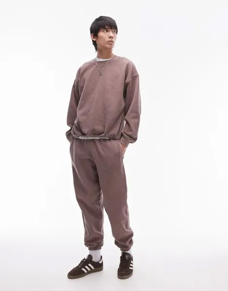 Topman — джоггеры оверсайз из норки в винтажном стиле