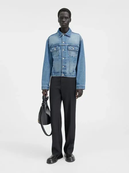 Джинсовая куртка Вест де-Ним Jacquemus, синий/табачный