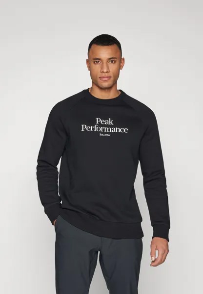 Толстовка ORIGINAL CREW Peak Performance, цвет black/offwhite