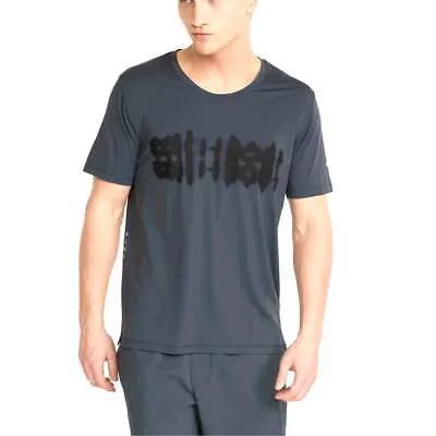 Puma Studio Graphic Crew Neck Short Sleeve Athletic T-Shirt Mens Grey Casual Top