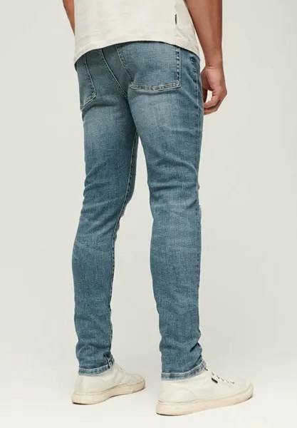 Джинсы узкого кроя Superdry, колумбийский синий рип
