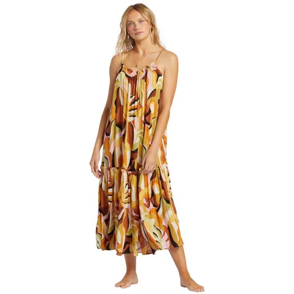 Длинное платье Billabong Sun Follower, желтый