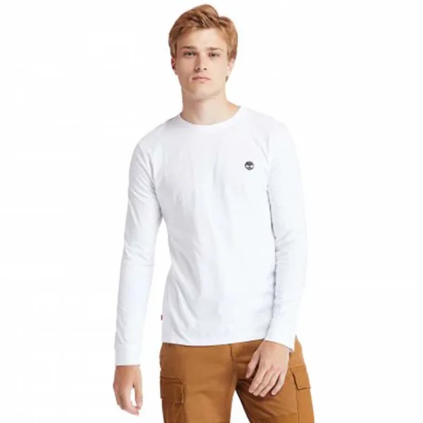 Лонгслив Timberland Dunstan River Crew Slim, белый