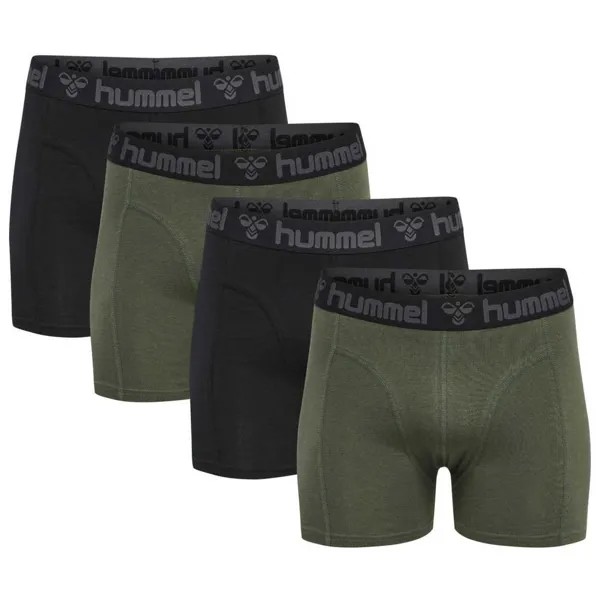 Боксеры Hummel Marston 4 шт, зеленый