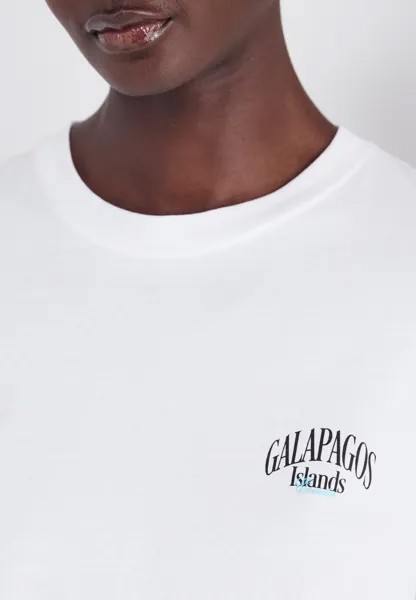 Футболка с набивным рисунком Jorconte Tee Crew Neck Unisex Jack & Jones, ярко-белая