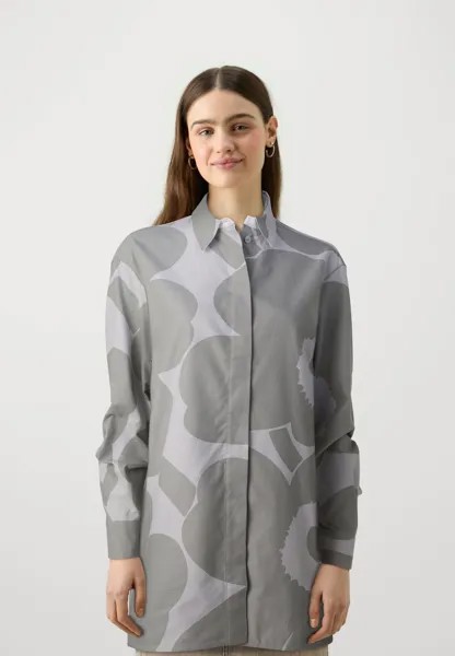 Блузка на пуговицах RUOSTE UNIKKO Marimekko, черный