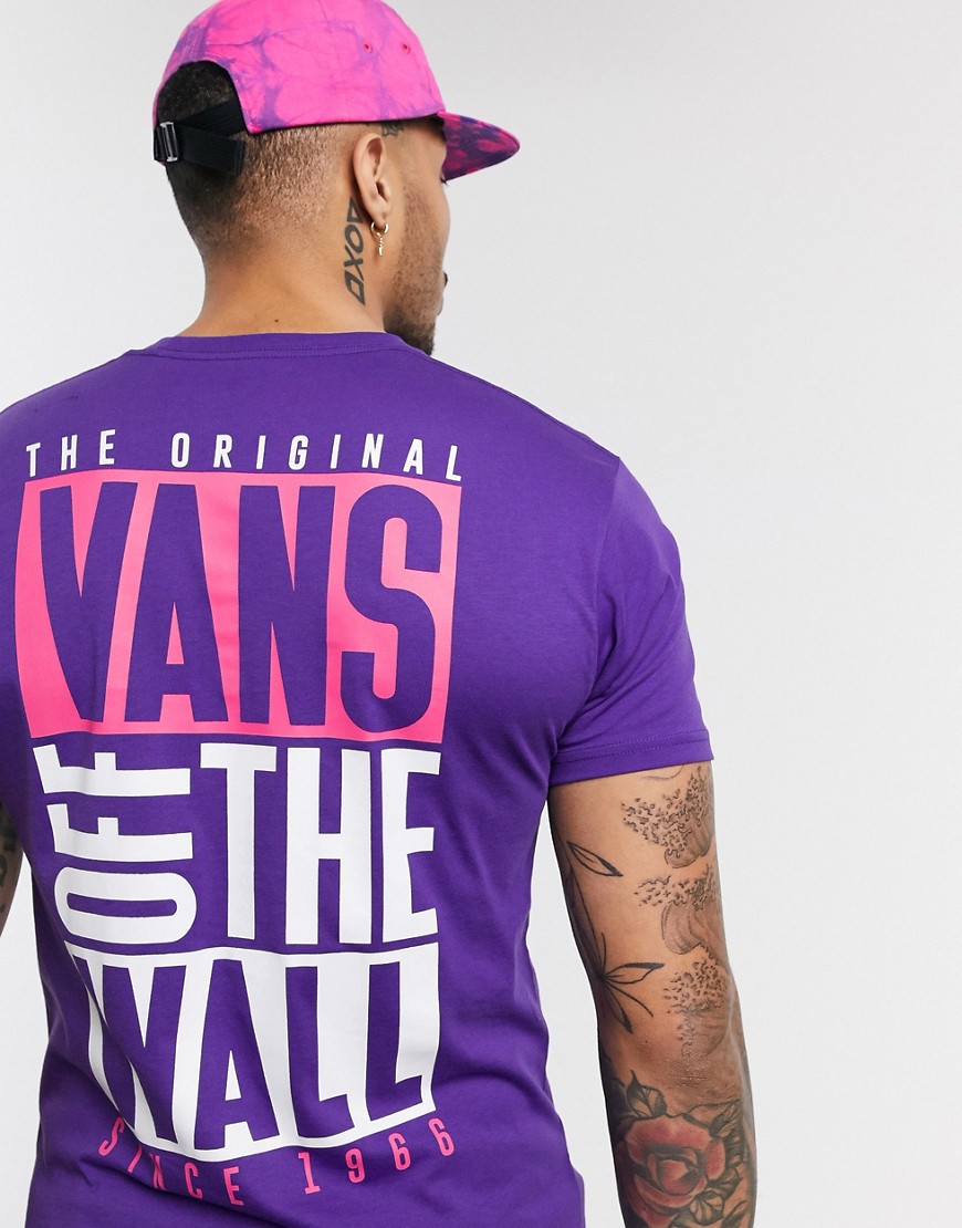 Фиолетовая футболка Vans-Фиолетовый