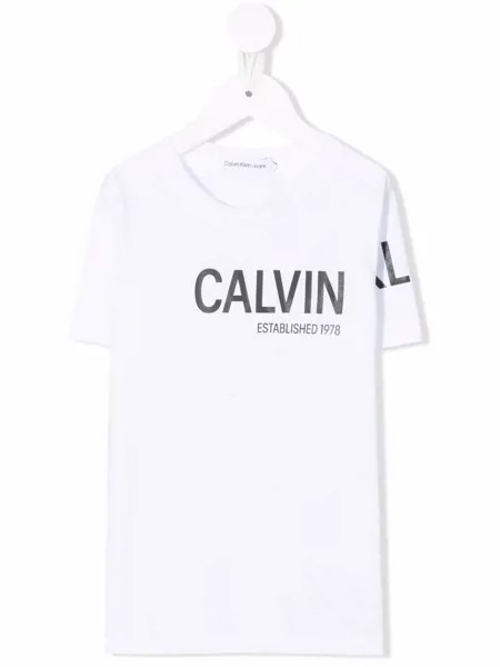 Calvin Klein Kids футболка с логотипом