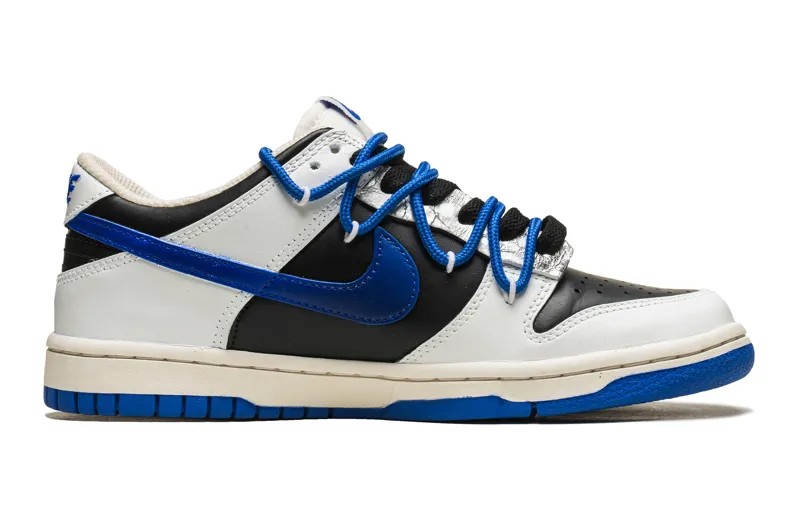Кроссовки Nike Dunk Skateboarding Shoes Women's Low-top University Blue/Black/White, синий
