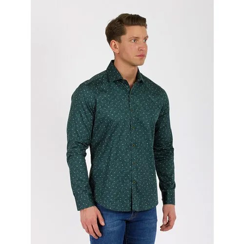Рубашка Dairos, размер L, зеленый