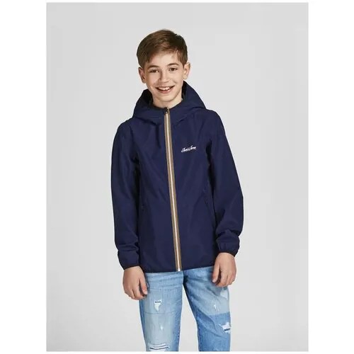 Jack & Jones, куртка для мальчика, Цвет: темно-синий, размер: 140