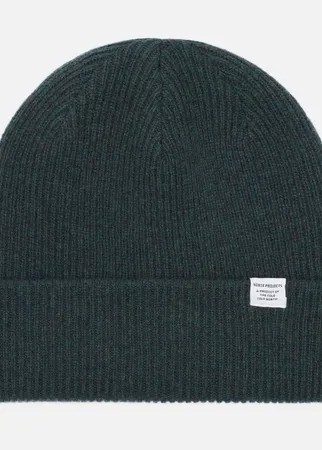 Шапка Norse Projects Norse Beanie, цвет зелёный