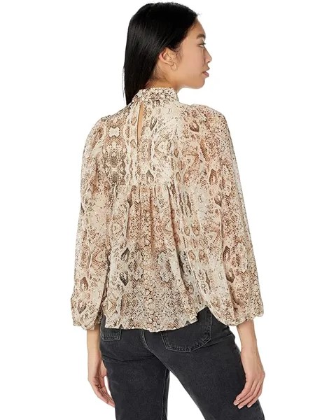 Блуза Bardot Snake Print Blouse, цвет Snake