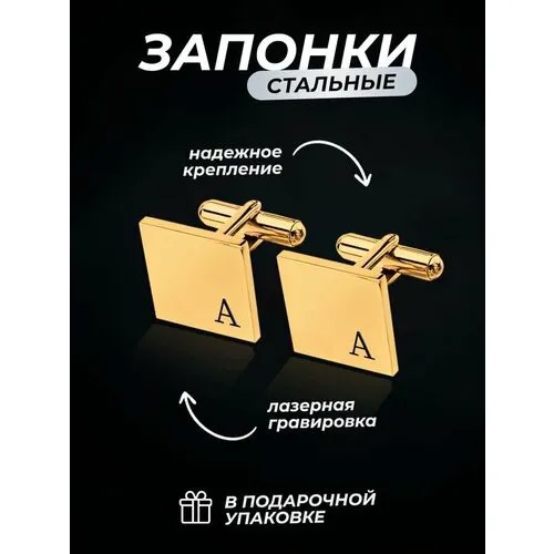 Запонки PNP, золотой