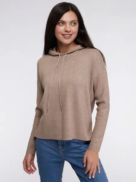 Джемпер женский oodji 63812677-1 бежевый XS