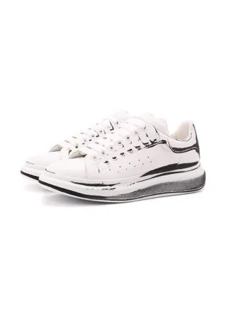 Кожаные кеды Alexander McQueen