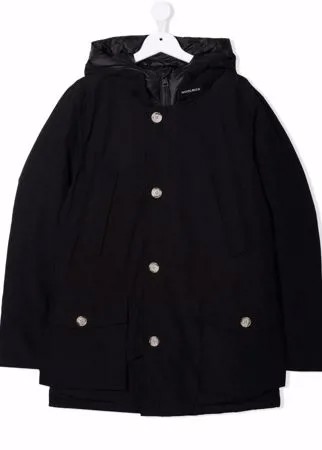 Woolrich Kids пуховик с капюшоном