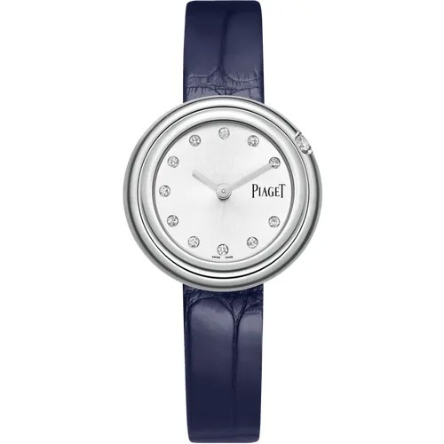 Наручные часы Piaget, серебряный, синий
