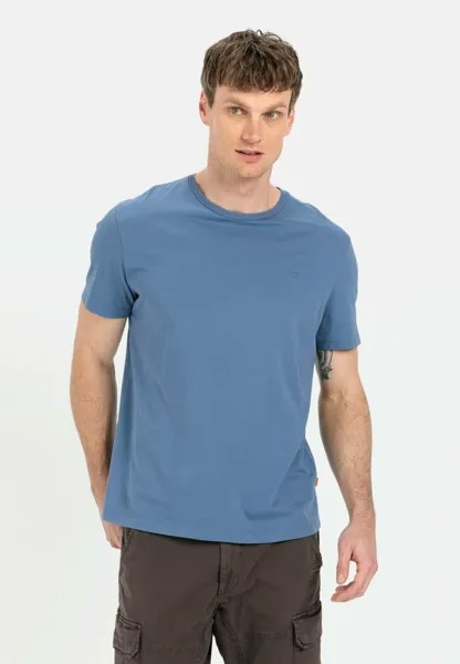 Базовая футболка camel active, цвет elemental blue