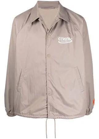 Heron Preston легкая куртка с логотипом