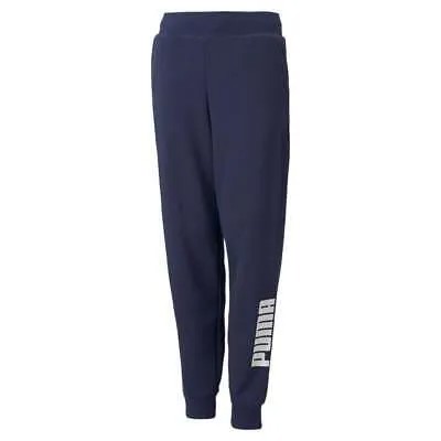Спортивные штаны Puma Power Logo для мальчиков, размер S, повседневные спортивные штаны 589307-06