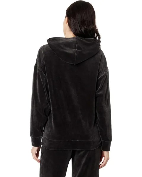 Худи PUMA Essentials Elevated Velour Pullover Hoodie, цвет Puma Black