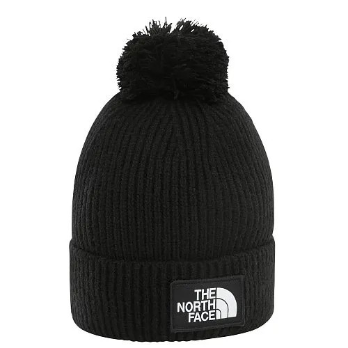 Шапка THE NORTH FACE Logo Box Pom Black 2022