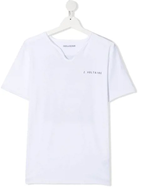 Zadig & Voltaire Kids футболка с короткими рукавами и логотипом