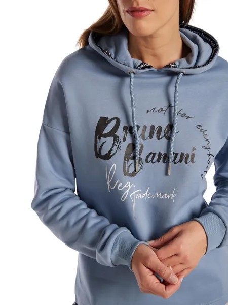 Толстовка Bruno Banani Hoodie ohne Reißverschluss Cameron, синий