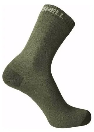 Водонепроницаемые носки DexShell Ultra Thin Crew L (43-46), оливковый зеленый