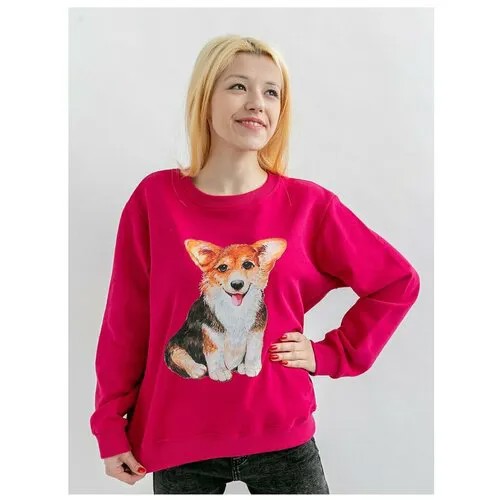 Свитшот Foxsy, размер S/M, , красный