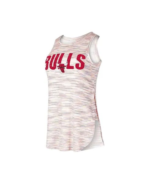 Женская белая майка Chicago Bulls Sunray Concepts Sport, белый