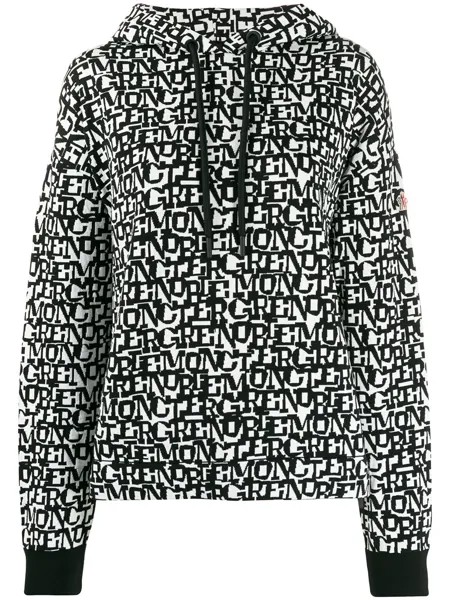 Moncler Grenoble худи с графичным принтом