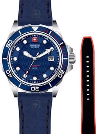 Швейцарские наручные  мужские часы Swiss military hanowa 06-4315.7.04.003SET. Коллекция Neptune Diver