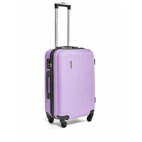 Чемодан L'case 880, 70 л, размер M, фиолетовый