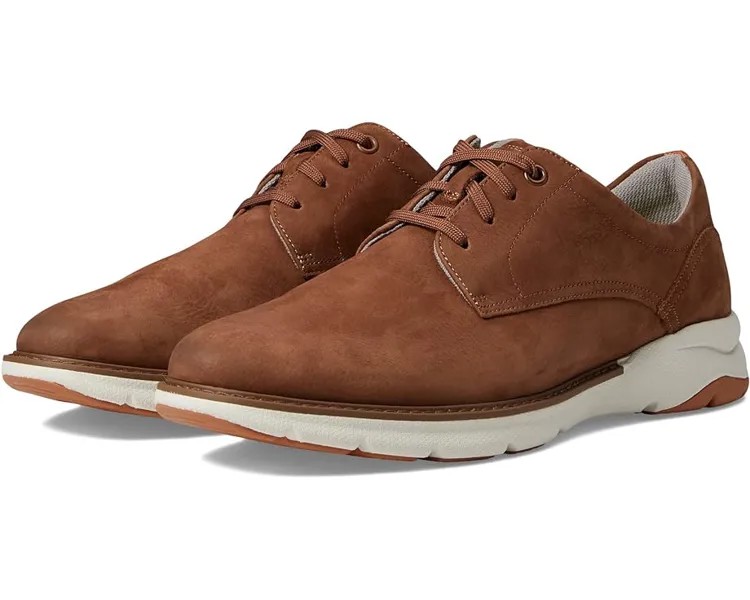 Оксфорды Florsheim Frenzi Plain Toe, цвет Mocha Nubuck/White Sole