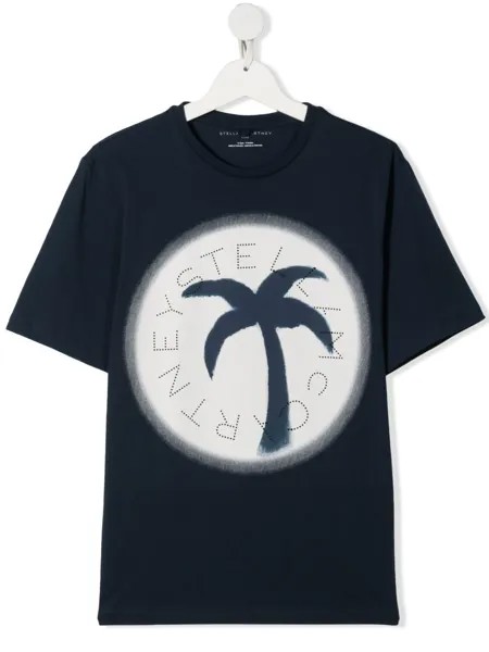 Stella McCartney Kids футболка с логотипом